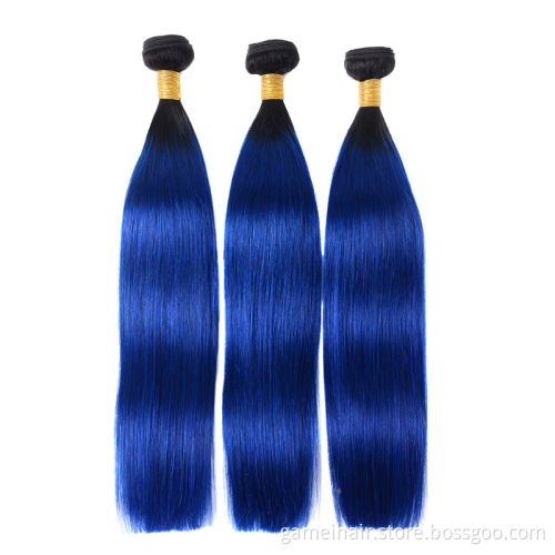 Factory Wholesale Hot Sell Blue Band Hair Bundles 12A Grade Bundles 100% Raw Virgin Brazilian Hair Bundle